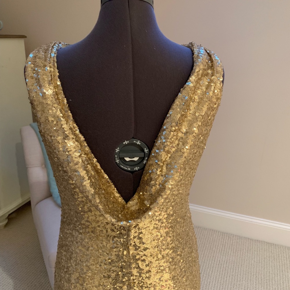 Christina Wu Celebration Sequin Gown, Size 8 - Picture 7 of 10